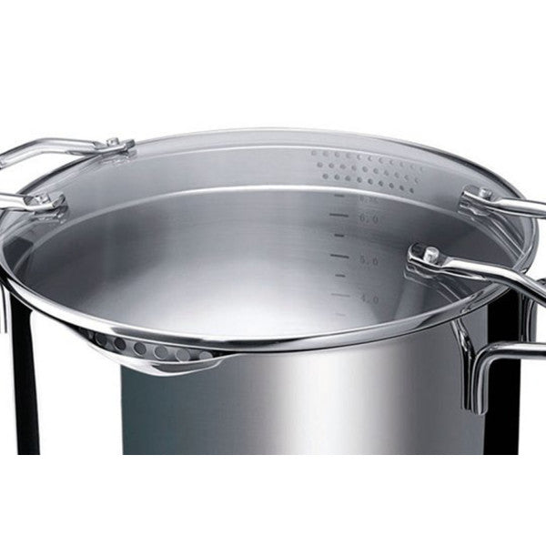 Cuiseur à pâtes et légumes 7,6 l en inox avec couvercle en verre Beka - Mathon - 3