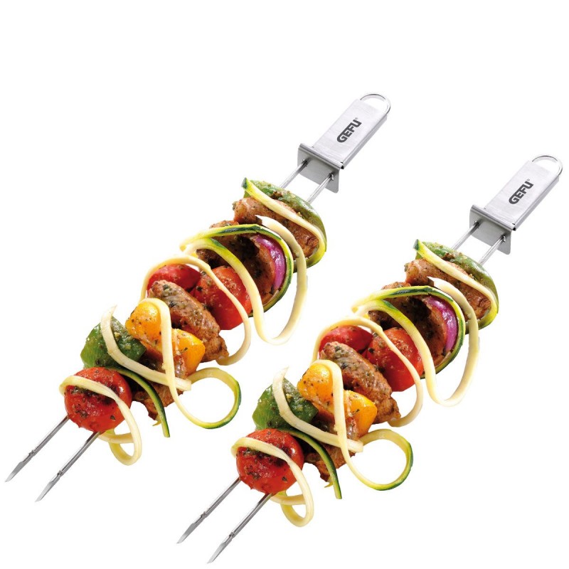 Set de 2 brochettes à barbecue "Twinco" Gefu - Mathon - 1