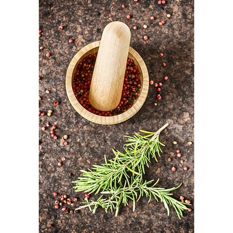 Set pilon et mortier bambou Pebbly - Mathon - 2