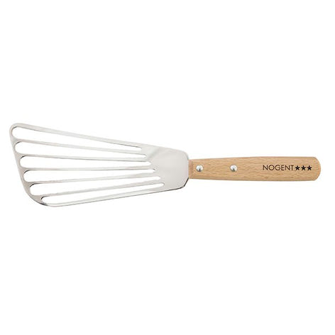 Pelle de cuisine 16 cm ajourée manche bois de hêtre Nogent - Mathon