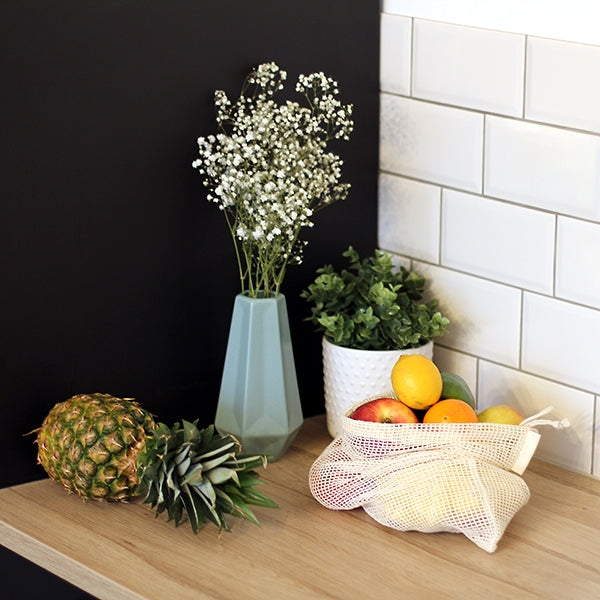 Set de 3 filets pour fruits et légumes en coton Livoo - Mathon - 2