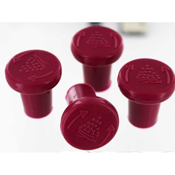 Lot de 4 bouchons bordeaux - Mathon