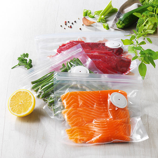 20 sacs réutilisables pour pompe à vide KC.MINIVAC35L Kitchen Chef Professional - Mathon - 2