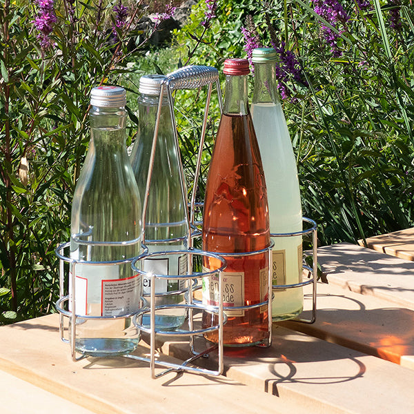 Porte-bouteilles chromé Loop Kela - Mathon - 3