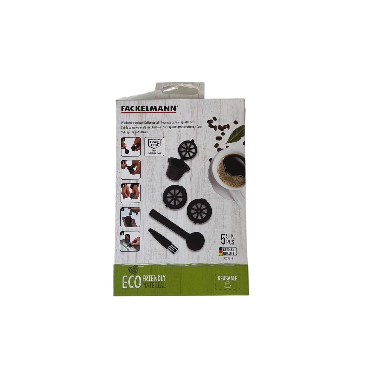 Set de 3 capsules Nespresso réemployables  Petit Déjeuner Fackelmann - Mathon - 5