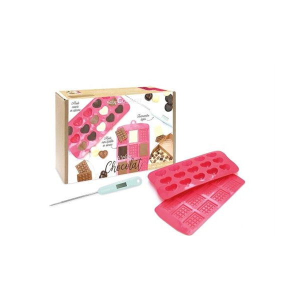 Kit Complet Moules Scrapcooking Atelier Chocolats 3794 Rose Scrapcooking - Mathon
