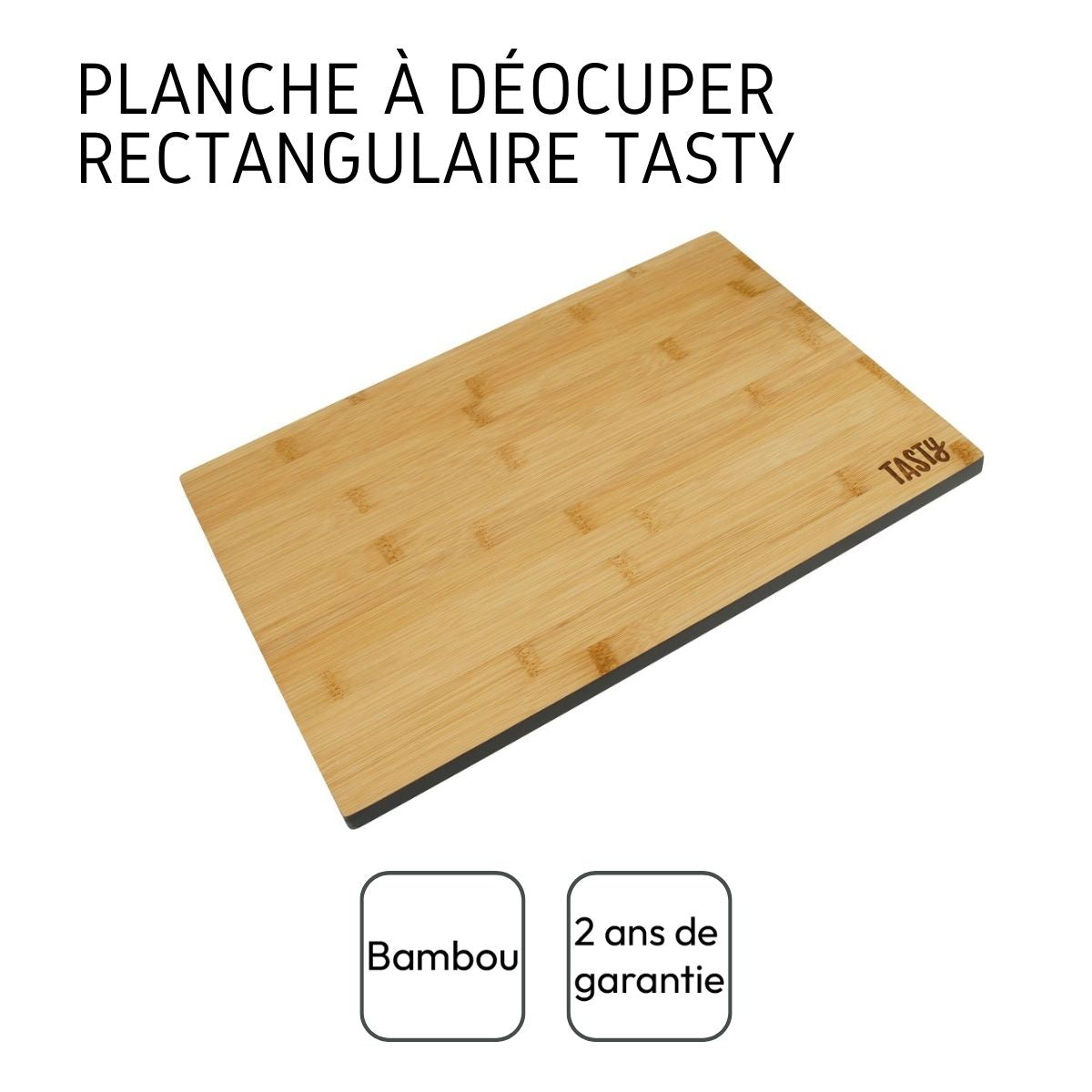 Grande planche à découper en bambou 35,5 x 25 cm Tasty Core Tasty - Mathon - 4