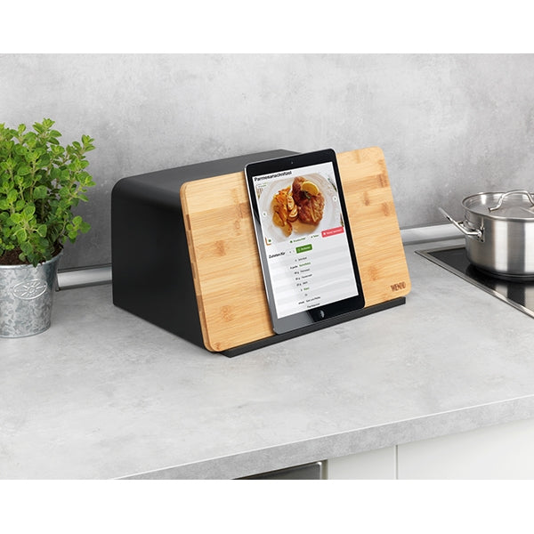 Boîte à pain Kubo noire Wenko by Maximex - Mathon - 3