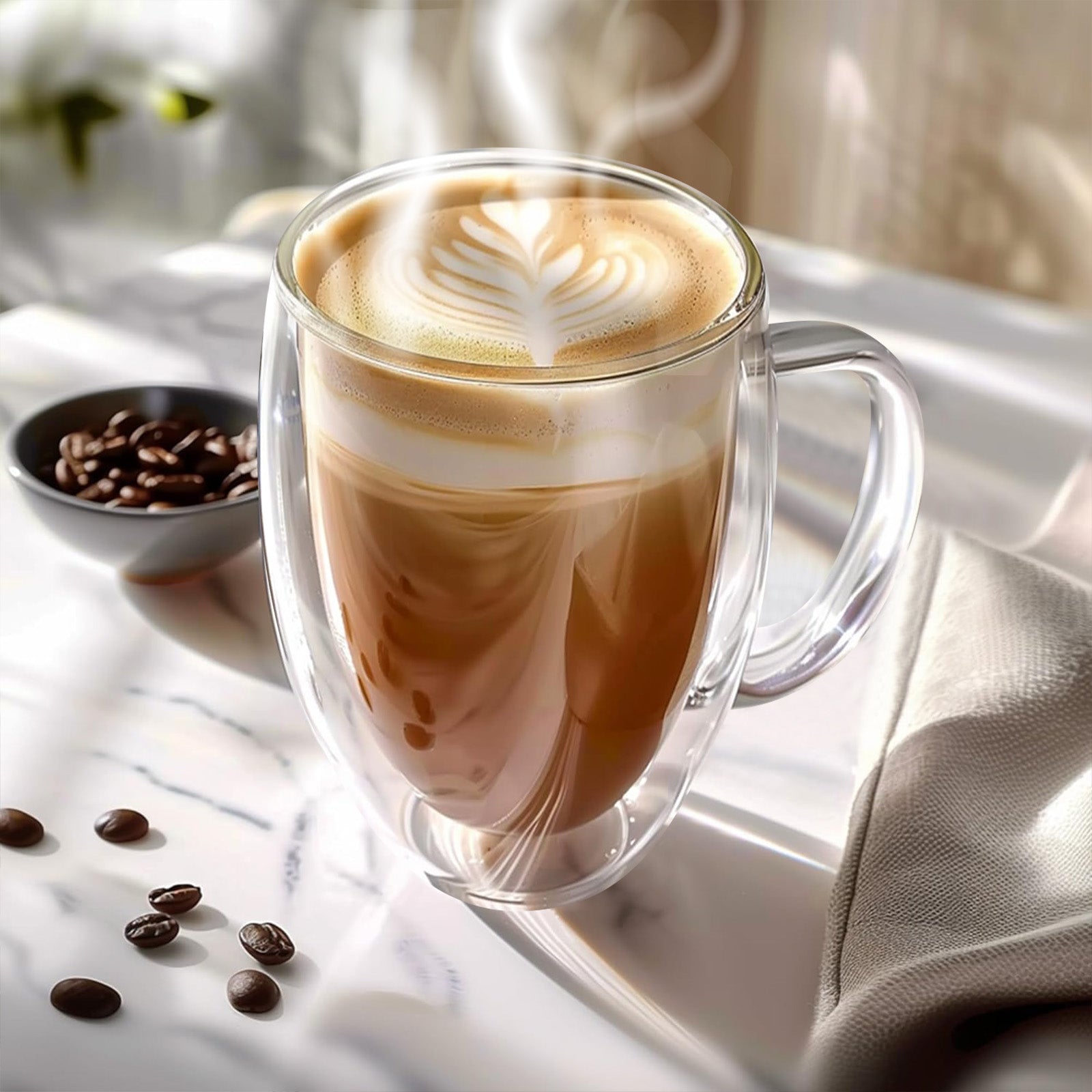 Lot 2 Verres avec Anse 350ml Cheffinger - Mathon - 5