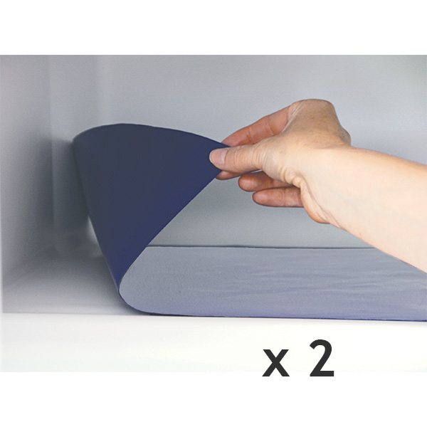 Lot de 2 feuilles de protection antigivre pour congélateur 40 cm NoStik - Mathon - 1