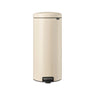 Poubelle ronde à pédale NewIcon beige 30 L  Brabantia - Mathon - 1