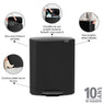 Poubelle rectangulaire à pédale avec 2 compartiments Bo noire 60 L  Brabantia - Mathon - 4
