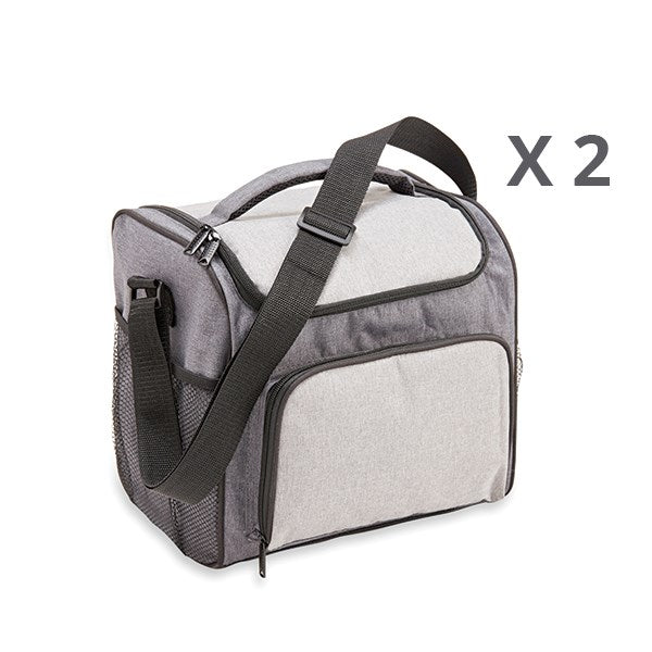 Lot de 2 glacières souples isothermes 14 L grises Mathon - Mathon - 4