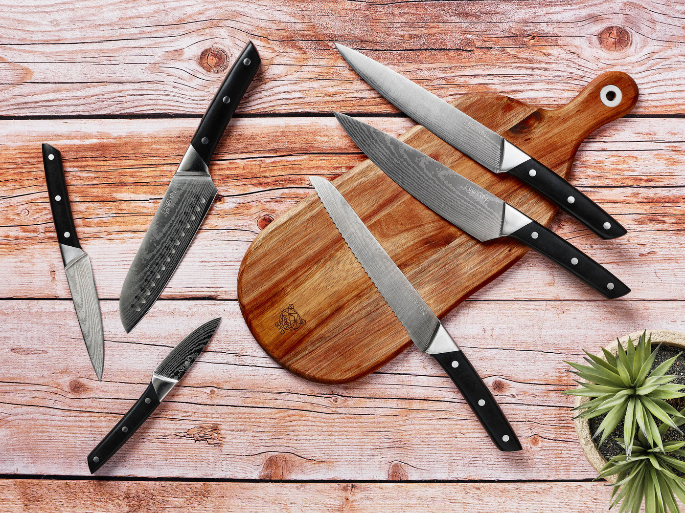 Planche à découper en bois d'acacia FREJA - 48 x 19cm Björn - Mathon - 6