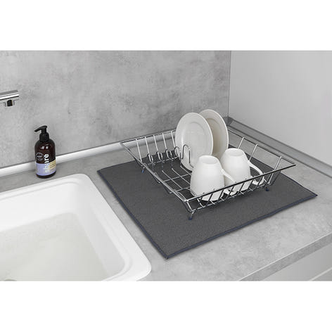 Tapis égouttoir microfibres gris Wenko by Maximex - Mathon - 2