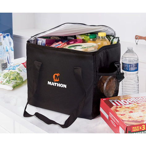 Glacière souple isotherme 3 anses 50 L coloris noir Mathon - Mathon - 1