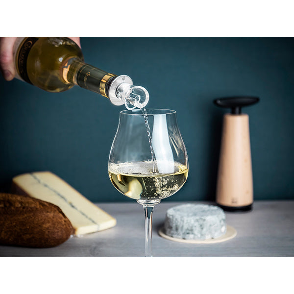 Coffret Wine Service - tire-bouchon Clavelin noir + bec verseur Arum Peugeot - Mathon - 3