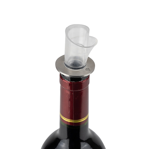 Coffret Wine Service - tire-bouchon Clavelin noir + bec verseur Arum Peugeot - Mathon - 5