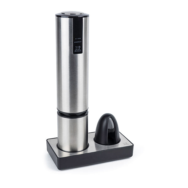 Tire-bouchon électrique rechargeable Elis Touch inox lithium ion Peugeot - Mathon - 1