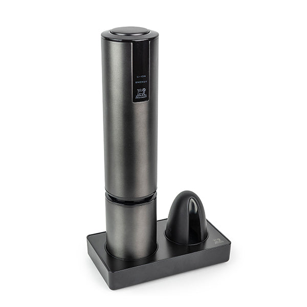 Tire-bouchon électrique rechargeable Elis Touch carbone lithium ion Peugeot - Mathon - 1