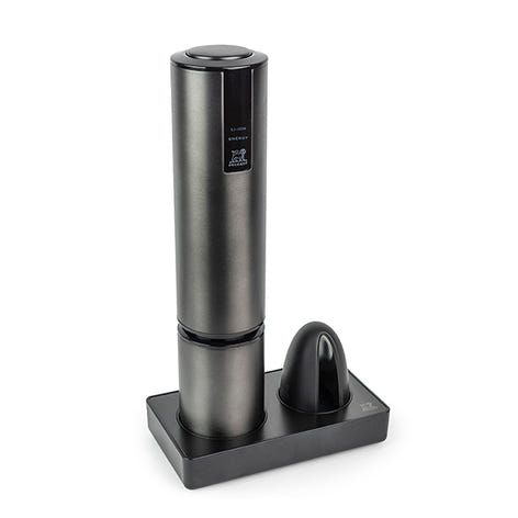 Tire-bouchon électrique rechargeable Elis Touch carbone lithium ion Peugeot - Mathon - 1