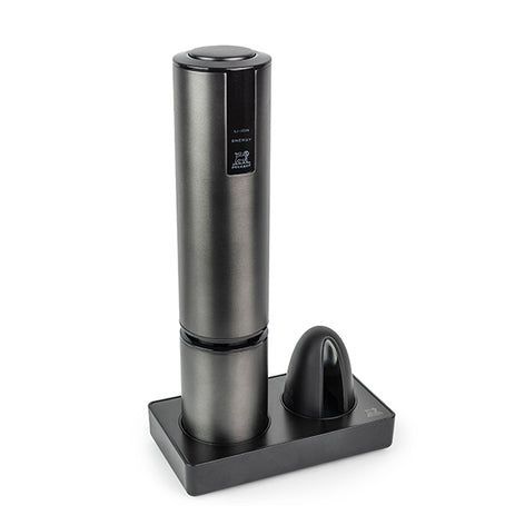 Tire-bouchon électrique rechargeable Elis Touch carbone lithium ion Peugeot - Mathon - 1