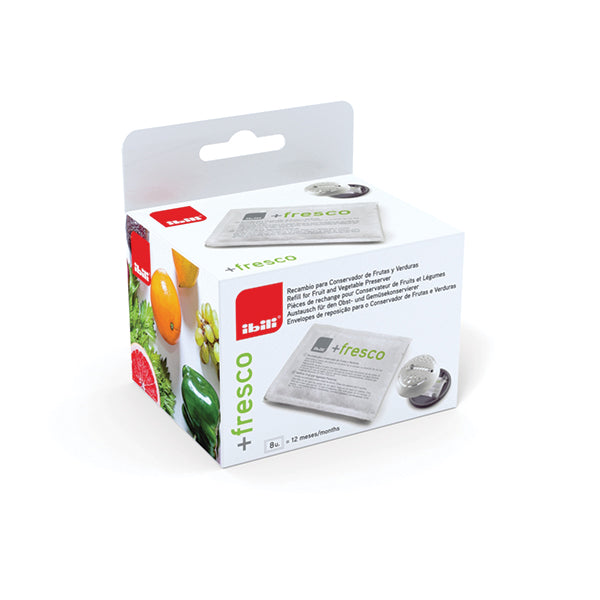 8 sachets pour conservateur de fruits à légumes 12 mois Ibili - Mathon - 1