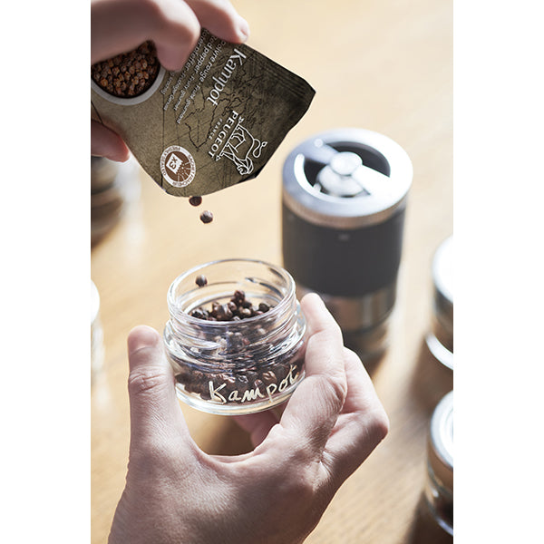 Moulin à poivre Maestro graphite 11 cm à réservoir interchangeable Peugeot - Mathon - 2