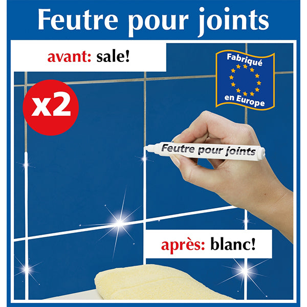 2 feutres pour joints 6 ml  Wenko by Maximex - Mathon - 2