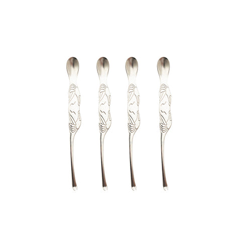 Set de 4 fourchettes à homard en acier inoxydable  Point Virgule - Mathon