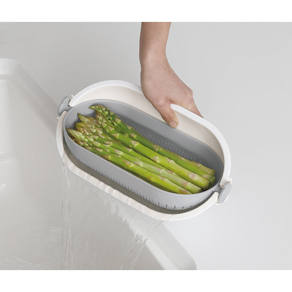 Passoir rotative ovale et bol de trempage 1,7 L  Kokubo - Mathon - 2