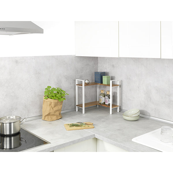 Etagère de cuisine d’angle 2 niveaux Louisa Wenko by Maximex - Mathon - 2