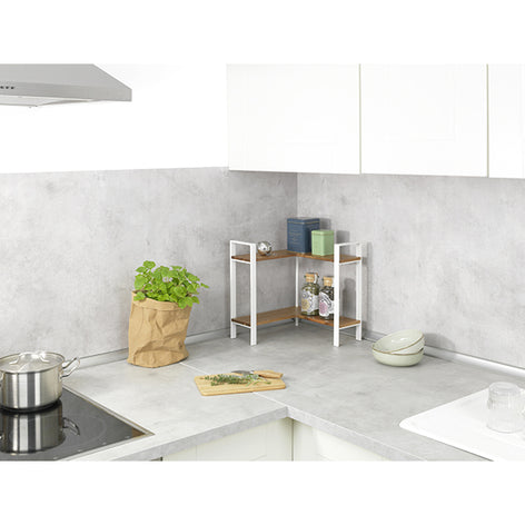 Etagère de cuisine d’angle 2 niveaux Louisa Wenko by Maximex - Mathon - 2