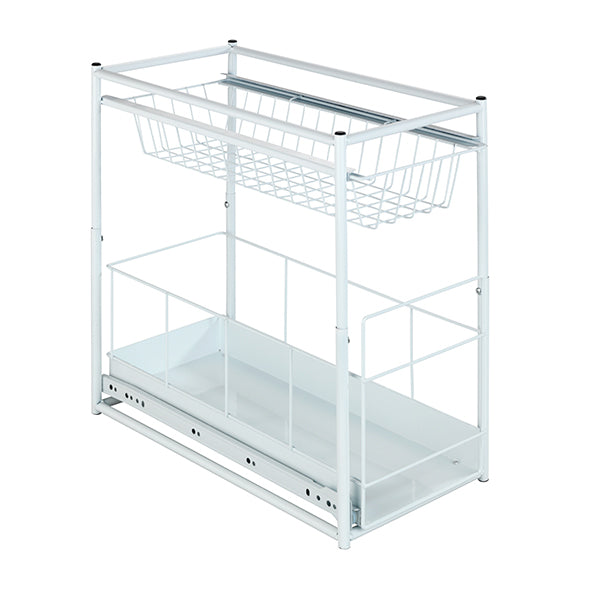 Tablette coulissante 2 corbeilles Wanja  Wenko by Maximex - Mathon - 1