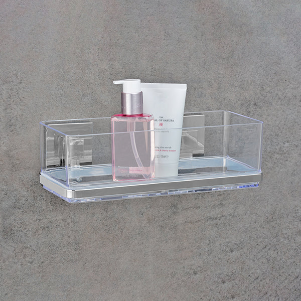 Étagère murale en acier inox Vacuum-Loc® Quadro Wenko by Maximex - Mathon - 2