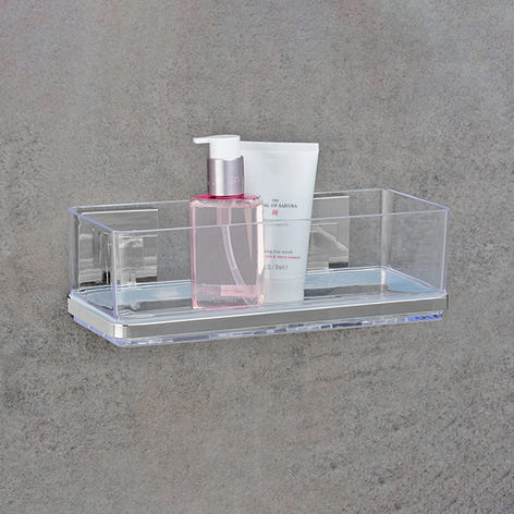 Étagère murale en acier inox Vacuum-Loc® Quadro Wenko by Maximex - Mathon - 2