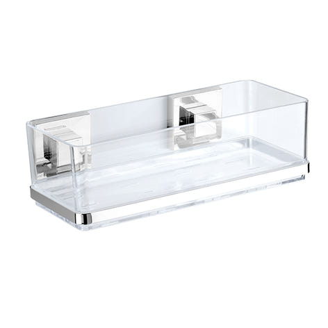 Étagère murale en acier inox Vacuum-Loc® Quadro Wenko by Maximex - Mathon - 1