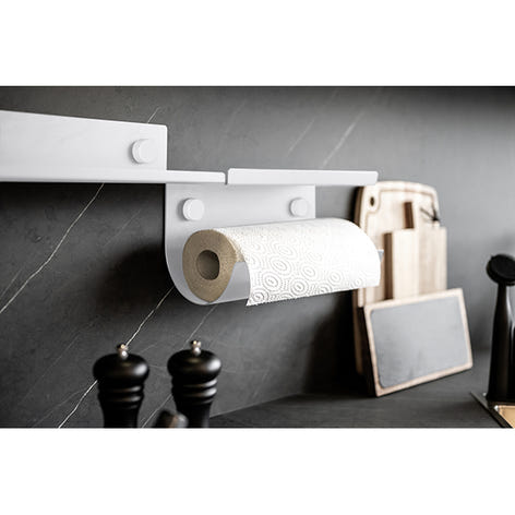 Porte rouleau essuie-tout Jill blanc Wenko by Maximex - Mathon - 2