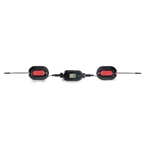 Thermomètre Bluetooth BBQ à double sonde en acier inoxydable 14 cm Lacor - Mathon - 1