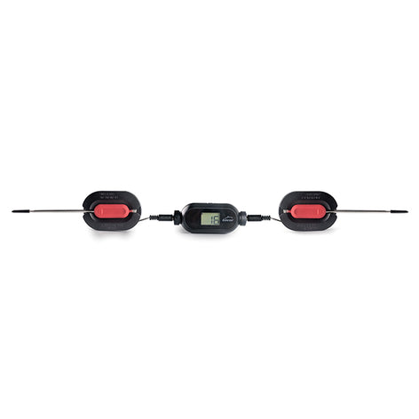 Thermomètre Bluetooth BBQ à double sonde en acier inoxydable 14 cm Lacor - Mathon - 1