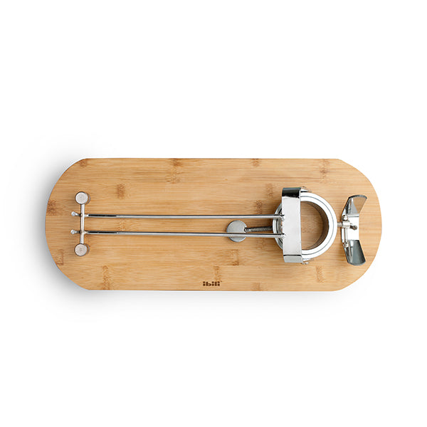 Support à jambon pivotant et pliable Maestro 48 x 18,5 cm Ibili - Mathon - 4