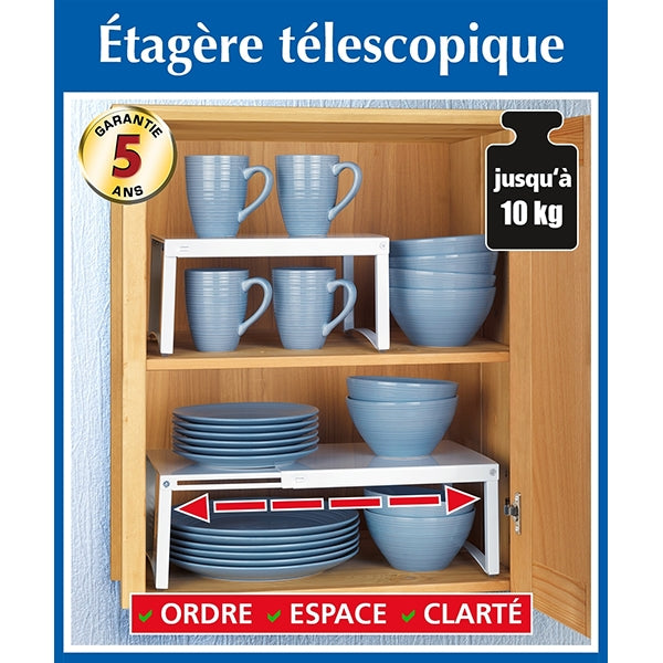 Etagère télescopique en fer Wenko by Maximex - Mathon - 4