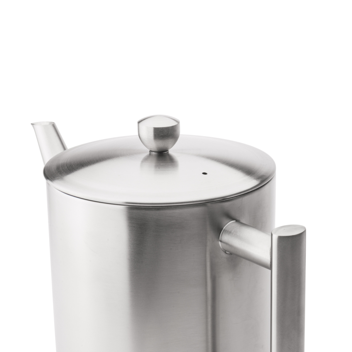 Minuet® - Théière Cylindre 1.2 L en métal satiné Bredemeijer - Mathon - 5