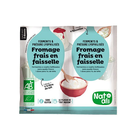 Préparation en poudre pour fromage frais en faisselle Nat-ali - Mathon