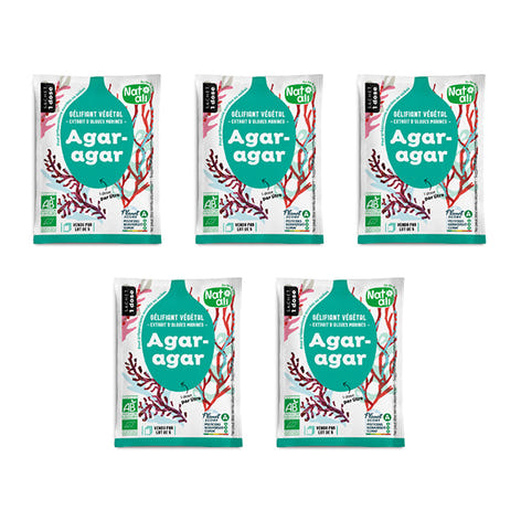 Agar-Agar 5 x 4g  bio Nat-ali - Mathon - 2