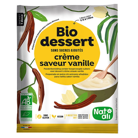 Préparation en poudre pour crème dessert vanille Nat-ali - Mathon - 2