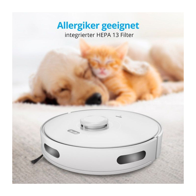 Aspirateur Laveur Robot X10 Sw Medion Md11782 - 120 Min - 2700 Pa - 400 Ml - Blanc Medion - Mathon - 2