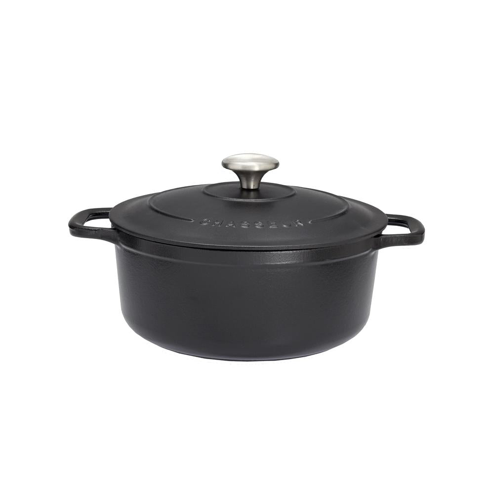 Cocotte ronde 18 cm noir Chasseur - Mathon - 1