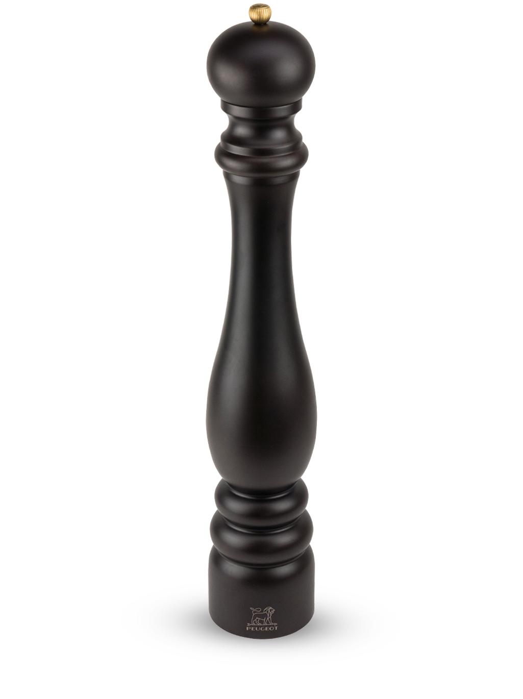 Paris Moulin à poivre manuel en bois couleur chocolat 50 cm Peugeot - Mathon - 1