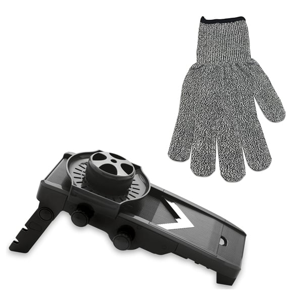 Lot mandoline V 5 lames et gant contre les coupures Mathon - Mathon - 1